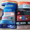 Elastische Armbänder aus Stoff zum An- und Ausziehen wiederverwendbar mit Druck