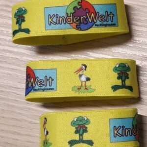 Bunte elastische Stoffbänder wiederverwendbar mit 4C-Sublimationsdruck