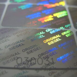 Sicherheits-Label aus Hologrammfolie mit Seriennummerierung für Armbänder Vorverkauf
