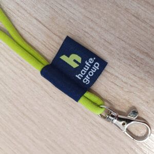 Kordel Lanyards mit Weblabel und Haken