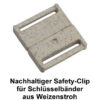 Umweltfreundlicher Safety-Clip aus Weizenstroh für Lanyards