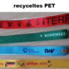 Nachhaltige Festivalbändchen aus recyceltem PET mit Druck 4C