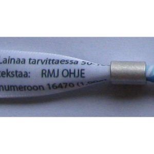 Festivalbänder aus STOFF mit Aufdruck, full colour Alu-Verschluss