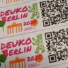 Tyvek Einlassband mehrfarbig randlos bedruckt mit QR-Code