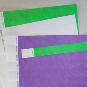 Tyvek Kontrollbänder 25 mm breit, unbedruckt, diverse Bandfarben