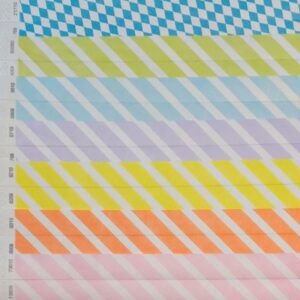 Gemusterte Kontrollbänder Tyvek mit Streifenmuster Gemusterte Kontrollbänder Tyvek mit Streifenmuster