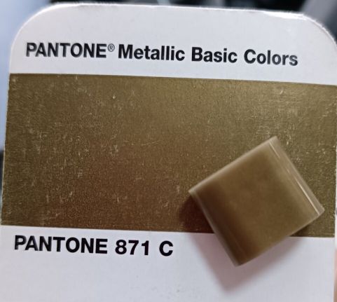 Selbstschließender Verschluss für Stoffbänder in gold, extra klein flach PL923 gold Selbstschließender Verschluss für Stoffbänder in gold, extra klein flach PL923 gold