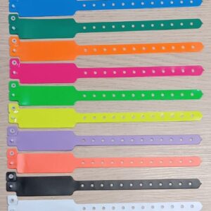 Farbtabelle Armbänder Vinyl / PVC bedruckt, 14 Bandfarben