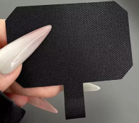 Handy-Halter aus Textil in schwarz für Handyhülle an Lanyards, optional mit Druck Handy-Halter aus Textil in schwarz für Handyhülle an Lanyards, optional mit Druck